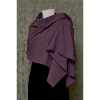Eșarfă asfințit de ametist din pânză topită