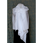 Eșarfă albă Spuma Mării